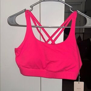 NWT Love Tree Hot Pink Sports Bra- Large